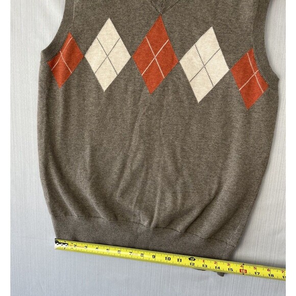 Dark Academia Argyle Sweater Vest Cotton Preppy Gap S - Picture 7 of 8